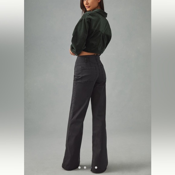 Anthropologie Maeve Flare Trousers - Picture 2 of 10